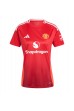 Fotbalové Dres Manchester United Alejandro Garnacho #17 Dámské Domácí Oblečení 2024-25 Krátký Rukáv